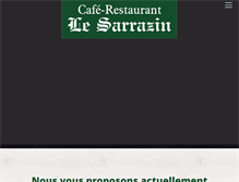 Tablet Screenshot of lesarrazin.ch